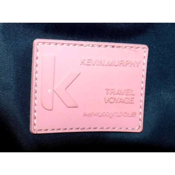 Kevin Murphy Travel Voyage Pouch Navy Pink Cosmetic Wristlet Modern Minimalist - Picture 4 of 5